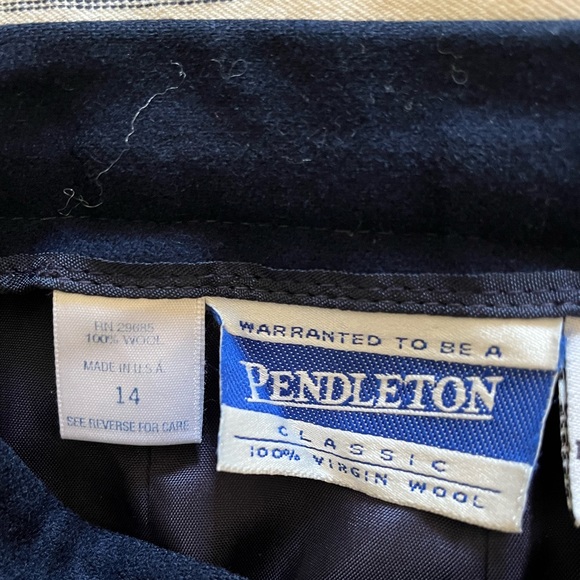 Vintage Pendleton Virgin Wool Skirt - Picture 2 of 6